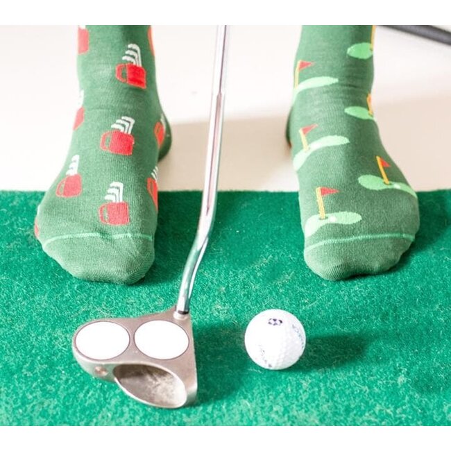 Friday Sock Co. Men’s Golf Clubs & Green Socks