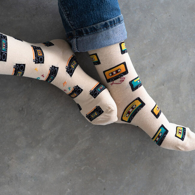 Friday Sock Co. Men's Cassette & Boom Box Socks