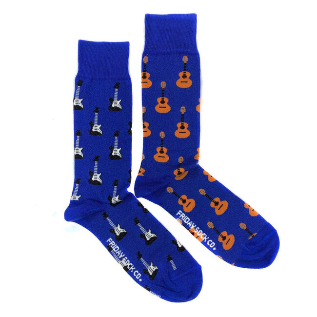 Friday Sock Co. Men's Acoustic Guitar & Electric Guitar Socks