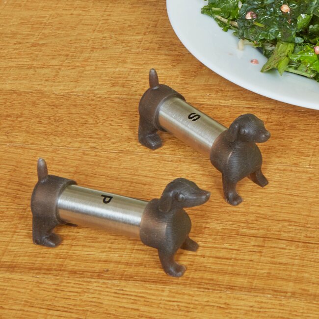 Salt & Pepper Shakers Dachshund
