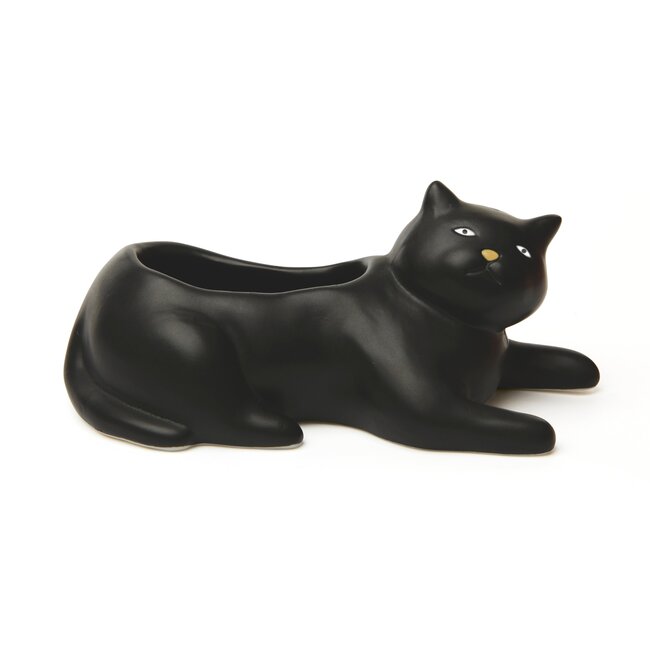 Cosmo The  Black Cat Planter