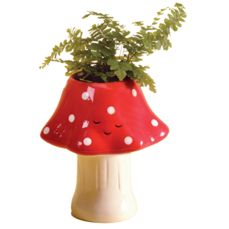 Kawaii Mushroom Planter - Tall