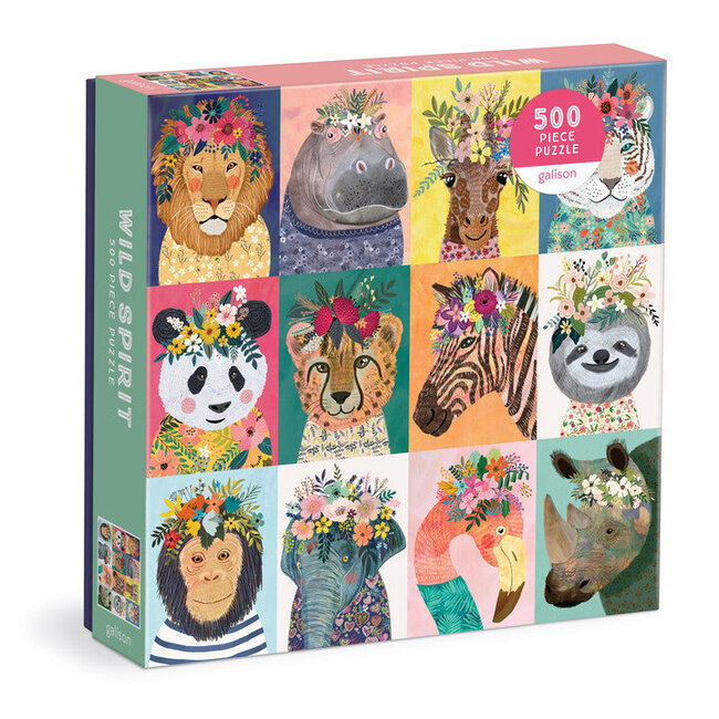 Galison/mudpuppy Wild Spirit 500 Piece Puzzle