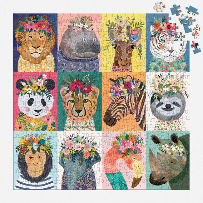 Galison/mudpuppy Wild Spirit 500 Piece Puzzle