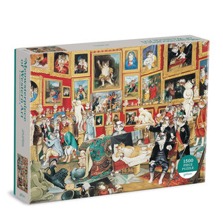 Galison/mudpuppy Tribuna of the Uffizi Meowsterpiece of Western Art 1500 Piece Puzzle