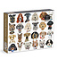 Galison/mudpuppy Paper Dogs 1000 Piece Puzzle