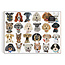 Galison/mudpuppy Paper Dogs 1000 Piece Puzzle