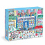Galison/mudpuppy Michael Storrings Market in Bloom 2000 Piece Puzzle
