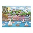 Galison/mudpuppy Joy Laforme Harbor by the Sea 1000 Piece Puzzle