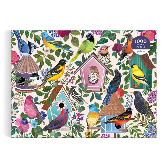 Galison/mudpuppy Birdhouse Lane 1000 Piece Puzzle
