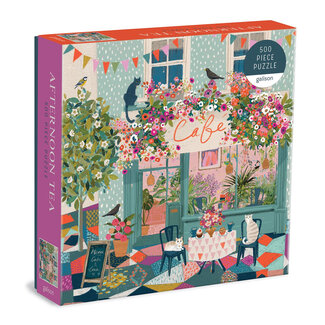 Galison/mudpuppy Afternoon Tea 500 Piece Puzzle