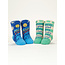 Blue Q Save World Take Shit Baby Socks