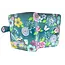 shagwear Small Wallet - Water Color Floral - Teal