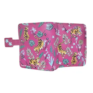 shagwear Small Wallet - Tiger Jungle - Fuchsia