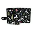 shagwear Small Wallet Black Rabbits & Deer