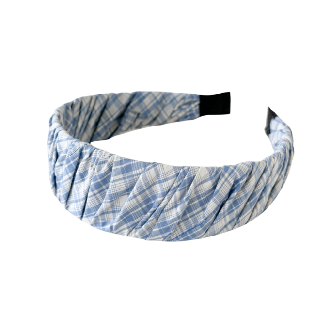 E&S Accessories Pleated Denim Headband (more colours)