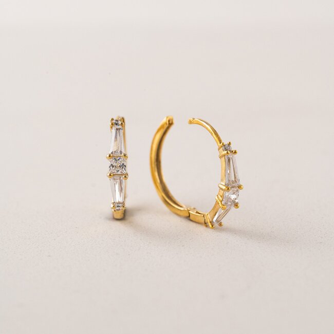 Lover’s Tempo Tamara Hoop Earrings-Gold
