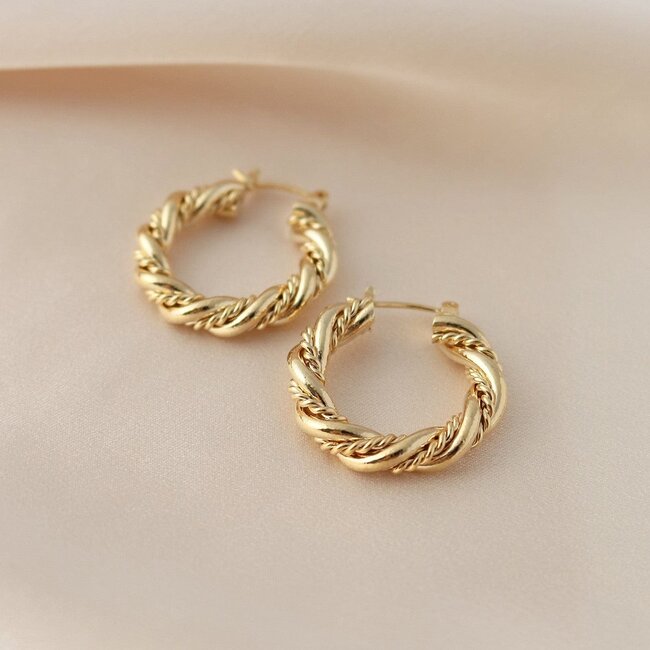 Lover’s Tempo Jessie Gold Hoop Earrings