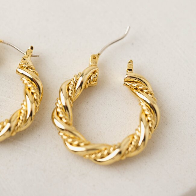 Lover’s Tempo Jessie Gold Hoop Earrings