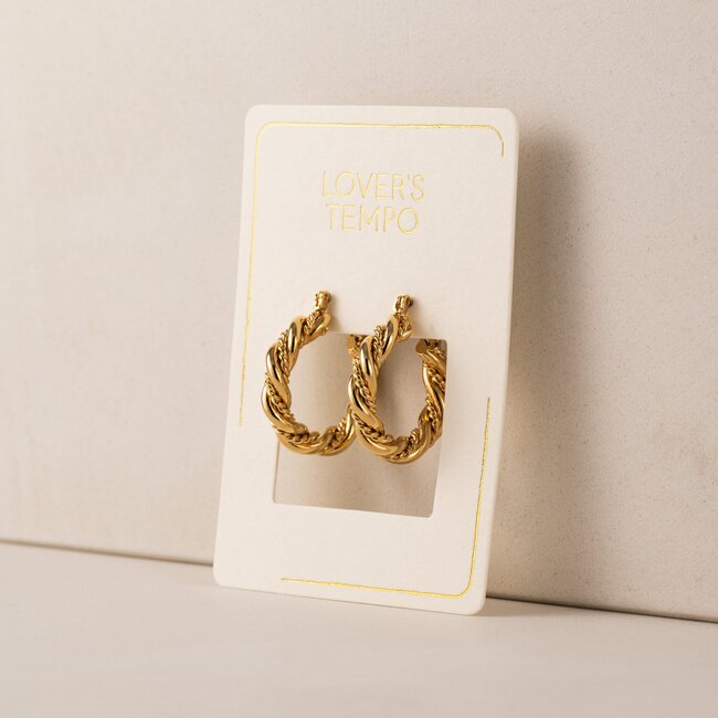 Lover’s Tempo Jessie Gold Hoop Earrings