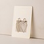 Lover’s Tempo Lovestruck Heart Hoop Earrings Silver