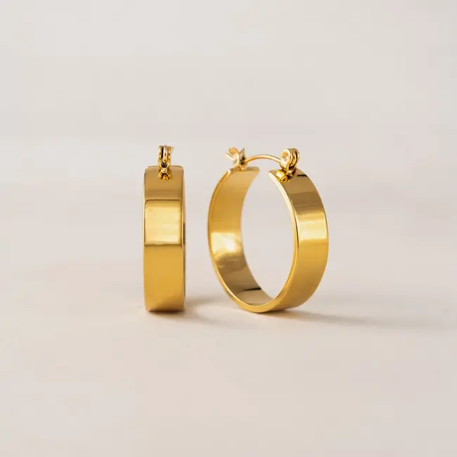 Lover’s Tempo Khloe Hoop - Gold - Waterproof