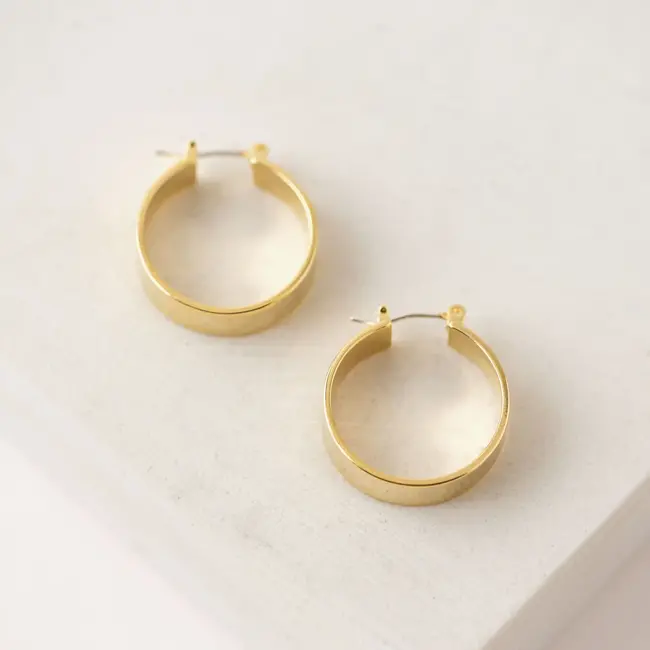 Lover’s Tempo Khloe Hoop - Gold - Waterproof