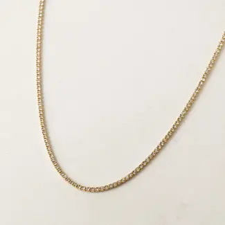Lover’s Tempo Tennis Necklace - Clear