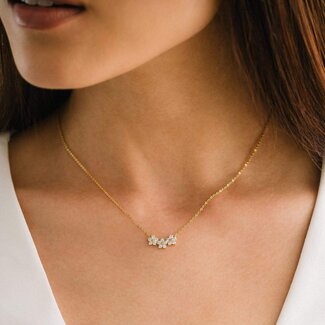 Lover’s Tempo Blossom Necklace-Gold or Silver
