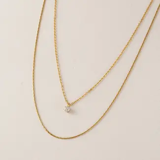 Lover’s Tempo Soleil Layered Necklace - Gold - Waterproof