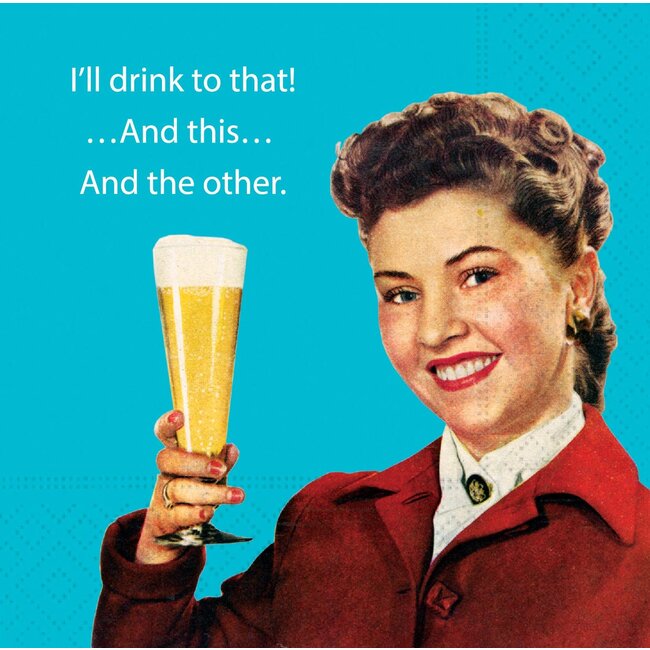 I'll Drink to That Beverage Napkin