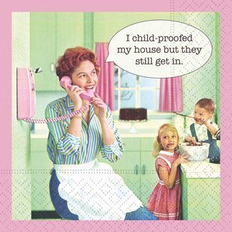 Childproofed The House Beverage Napkin
