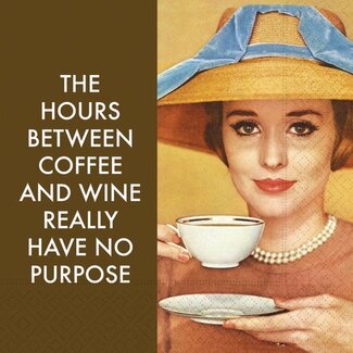 No Purpose Beverage Napkin