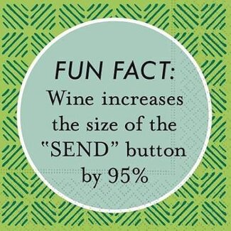 Fun Fact Beverage Napkin