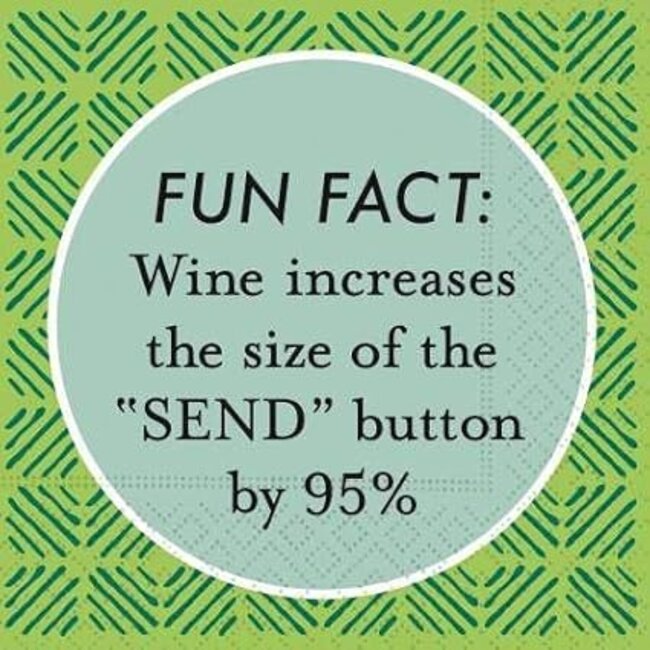 Fun Fact Beverage Napkin