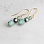 A Pocket of Posies Vintage Glass Earrings - Jewel - Shades of Aqua Mint