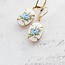 A Pocket of Posies Blue Rose Cameo Earrings