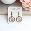 A Pocket of Posies Rose Earrings - Vintage Style Country