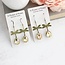 A Pocket of Posies Dragonfly Earrings Green Patina Long