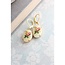 A Pocket of Posies Cameo Drop Earrings - Vintage Style Red Rose