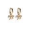 Foxy Originals Bow Earrings Yellow Gold