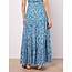 Apricot Ditsy Tiered Maxi Skirt