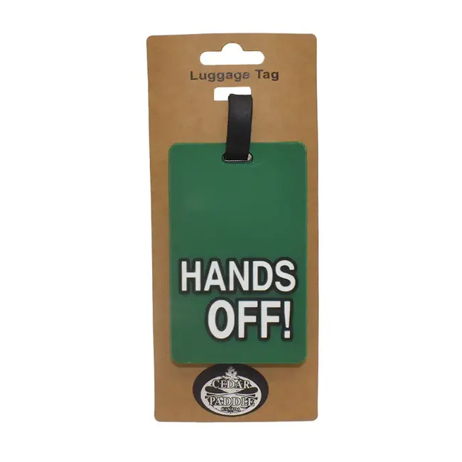shagwear Luggage Tag - Hands Off