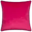 Meridian Velvet Cushion Raspberry/Teal