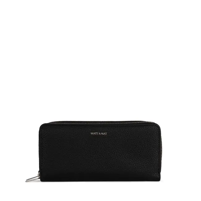 Matt & Nat Sublime Grain Wallet in Black