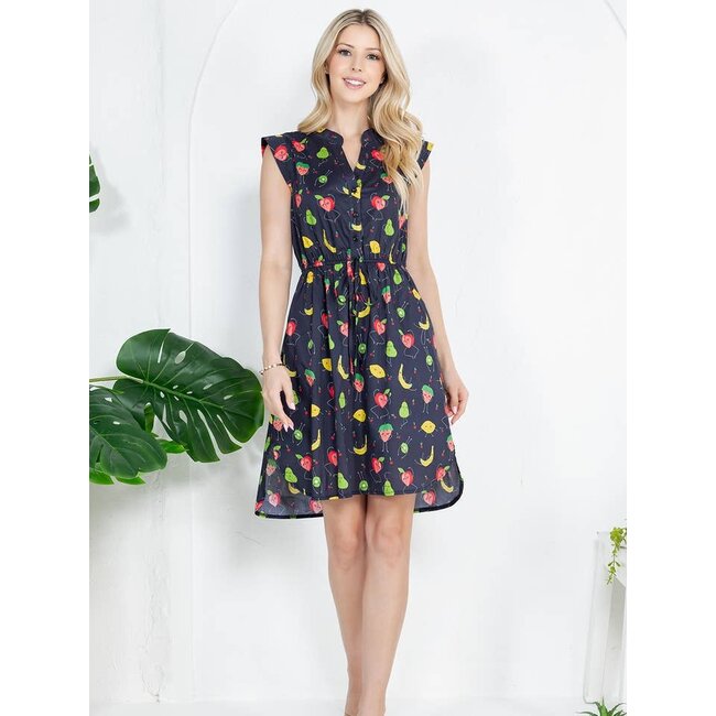 Fruit Print Dress