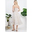 Floral Print With Embroidery Detailed Dress