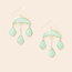 Scout Stone Crescent Drop Earring - Amazonite/Silver