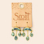 Scout Stone Crescent Drop Earring - African Turquoise/Gold