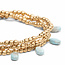 Scout Metal Wrap - Timeless/Blue/Howlite/Gold